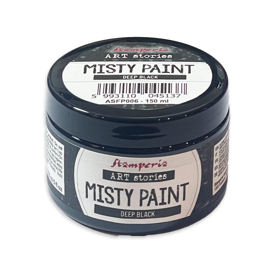 Stamperia - Misty Paint metallic ml 150 - Deep Black