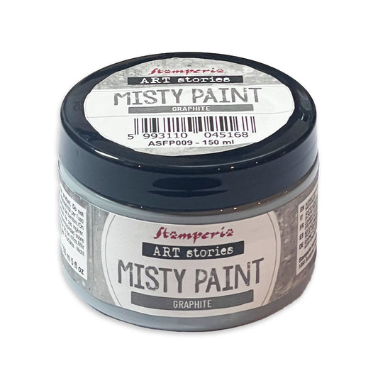 Stamperia - Misty Paint metallic ml 150 - Graphite