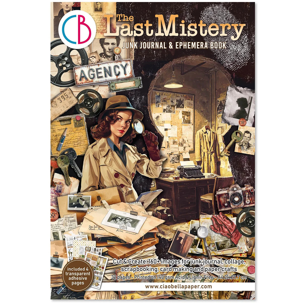 CIAO BELLA -Junk Journal & Ephemera Book - The last mystery