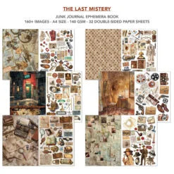 CIAO BELLA -Junk Journal & Ephemera Book - The last mystery