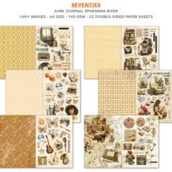 CIAO BELLA -Junk Journal & Ephemera Book - Seventies