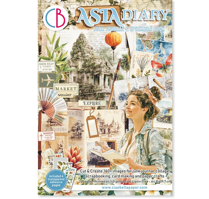 CIAO BELLA -Junk Journal & Ephemera Book - Asia Diary