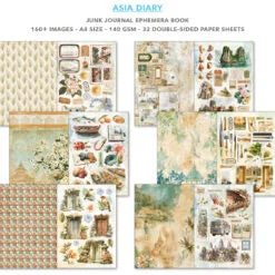 CIAO BELLA -Junk Journal & Ephemera Book - Asia Diary