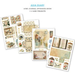 CIAO BELLA -Junk Journal & Ephemera Book - Asia Diary