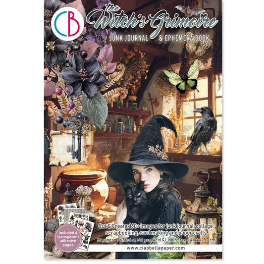 CIAO BELLA -Junk Journal & Ephemera Book - The Witch's Grimoire