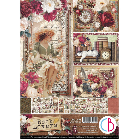 CIAO BELLA -A4 Creative Pad - Book Lovers