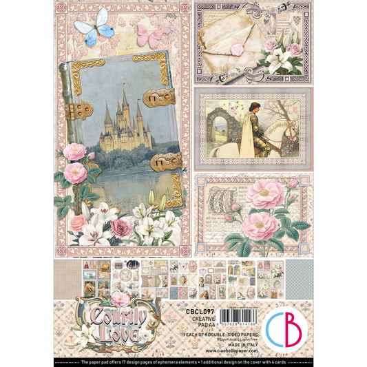 CIAO BELLA -A4 Creative Pad - Courtly Love