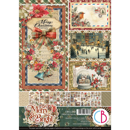 CIAO BELLA -A4 Creative Pad - Merry & Bright