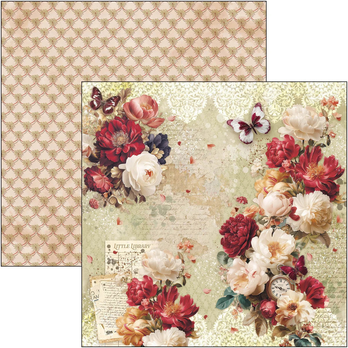 CIAO BELLA  - 8x8 Paper Pad - Book Lovers