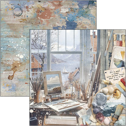 CIAO BELLA  - 8x8 Paper Pad - An Artist Journey