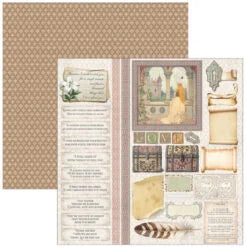 CIAO BELLA  - 8x8 Paper Pad - Courtly Love