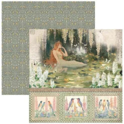 CIAO BELLA  - 8x8 Paper Pad - Courtly Love