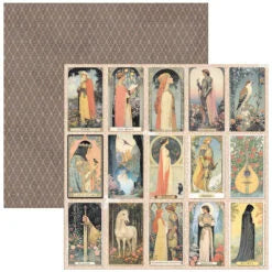 CIAO BELLA  - 8x8 Paper Pad - Courtly Love