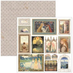 CIAO BELLA  - 8x8 Paper Pad - Courtly Love