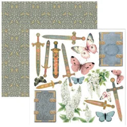 CIAO BELLA - Fussy cut pad 6x6 - Courtly Love