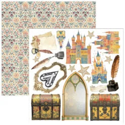 CIAO BELLA - Fussy cut pad 6x6 - Courtly Love