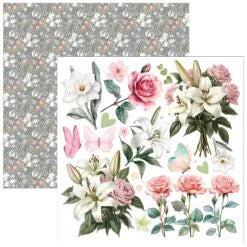 CIAO BELLA - Fussy cut pad 6x6 - Courtly Love