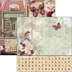 CIAO BELLA  - 12 x 12  Patterns Pad - Book Lovers