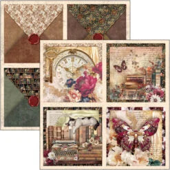 CIAO BELLA  - 12 x 12  Patterns Pad - Book Lovers