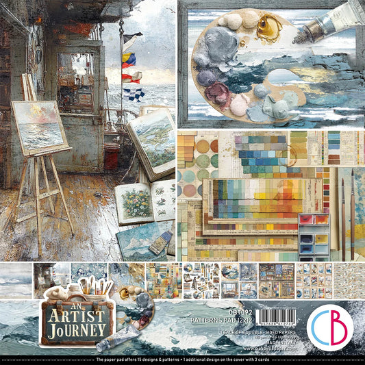 CIAO BELLA  - 12 x 12  Patterns Pad - An Artist Journey