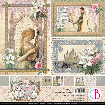 CIAO BELLA  - 12 x 12  Patterns Pad - Courtly Love