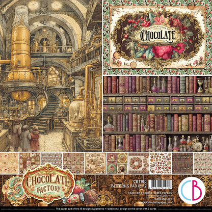 CIAO BELLA  - 12 x 12  Patterns Pad - Chocolate Wanderlust