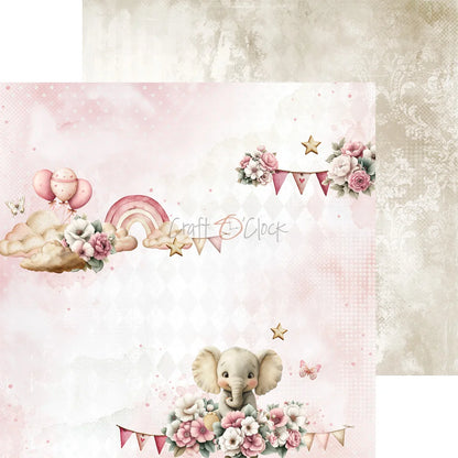 Baby Gril Universe - 8 x 8  Main Papers