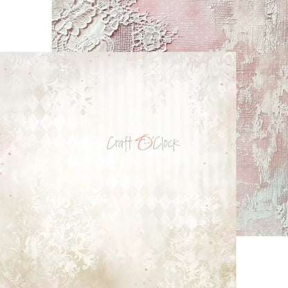 Baby Girl Universe - 8x8 Background Papers
