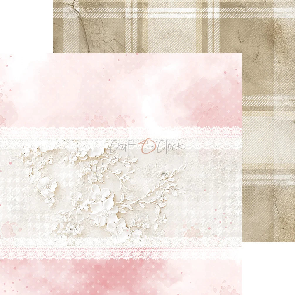 Baby Girl Universe - 8x8 Background Papers