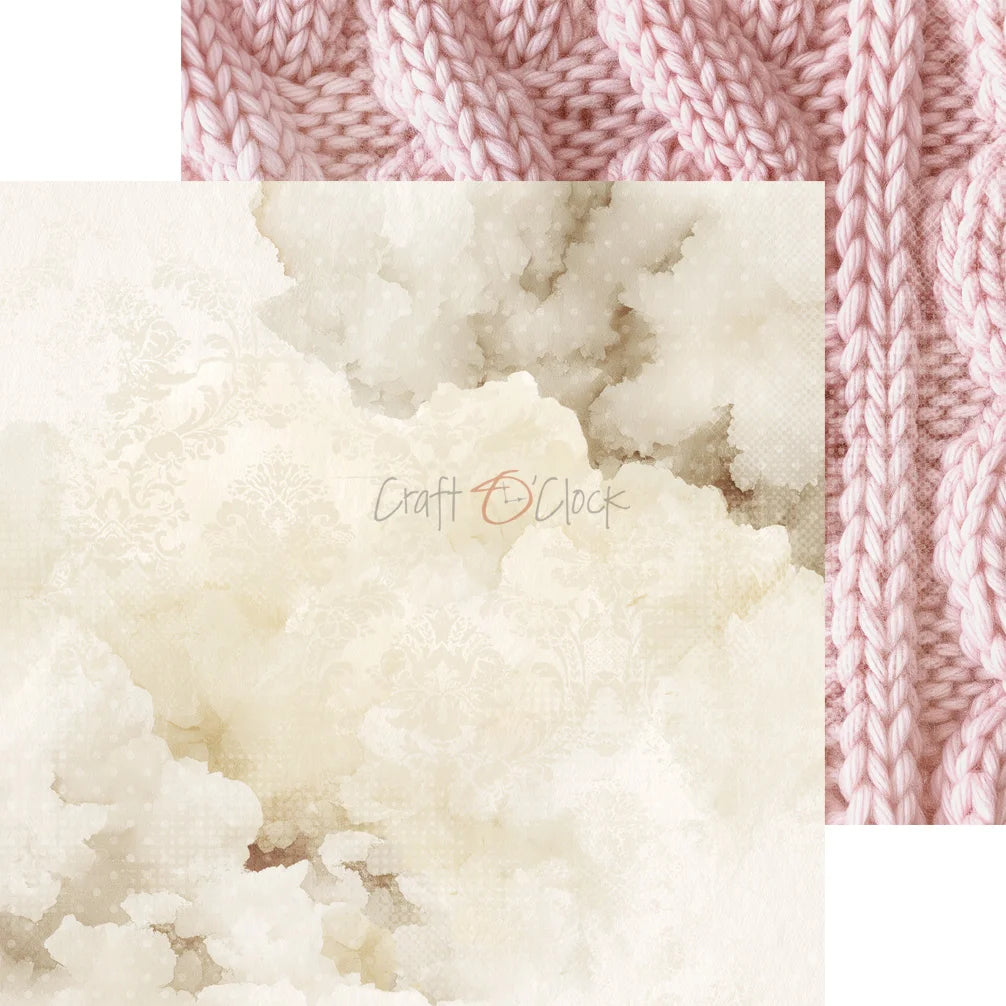 Baby Girl Universe - 8x8 Background Papers