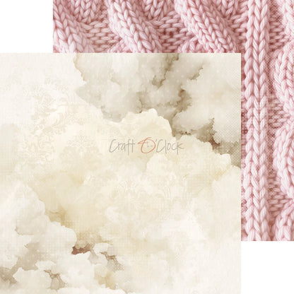 Baby Girl Universe - 8x8 Background Papers