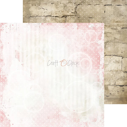 Baby Girl Universe - 8x8 Background Papers