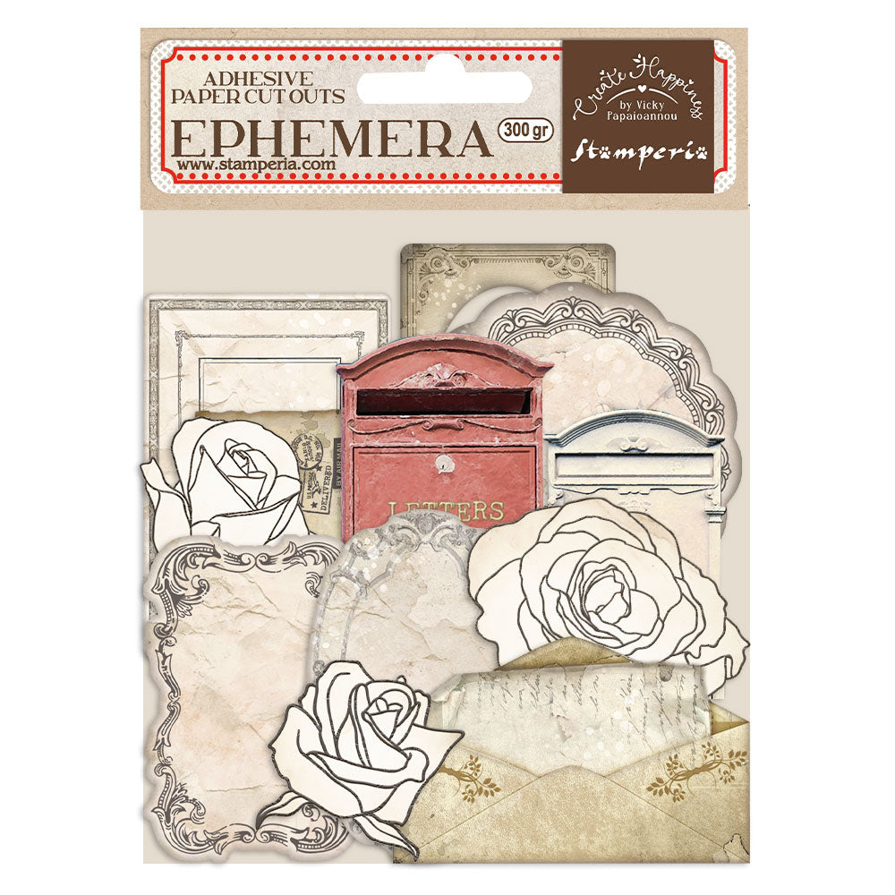 Stamperia - Ephemera - Create Happiness Christmas Letters