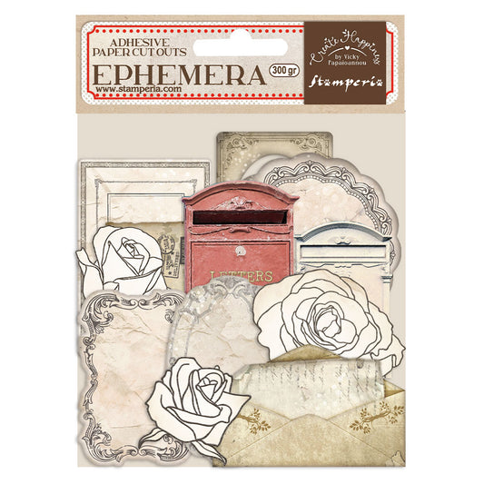 Stamperia - Ephemera - Create Happiness Christmas Letters*