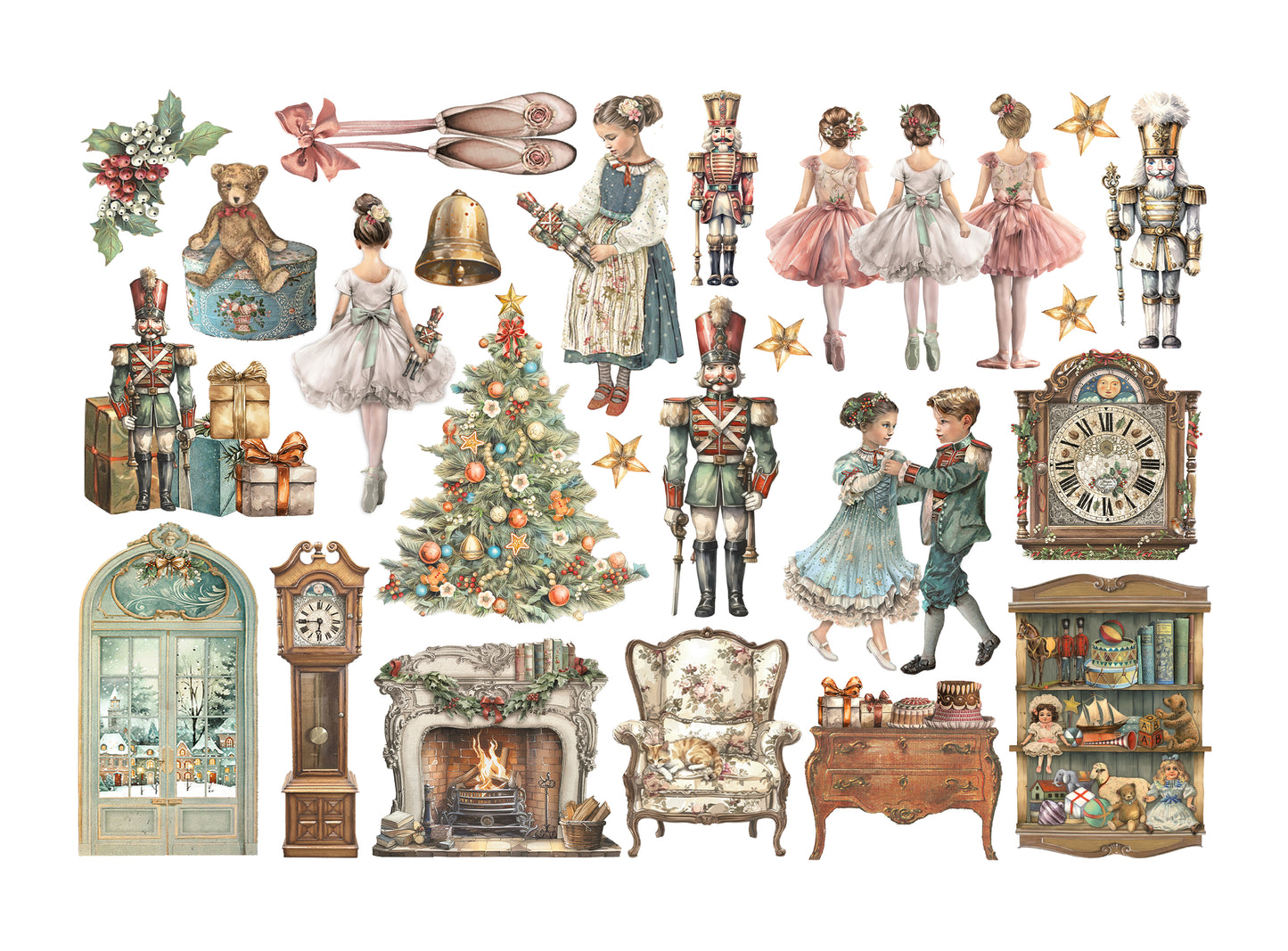 Stamperia - Ephemera - The Nutcracker