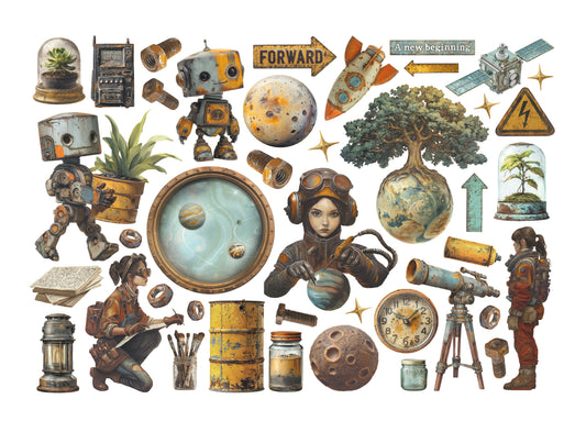 Stamperia - Ephemera - A New Beginning