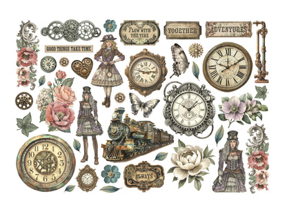Stamperia - Ephemera - Garden of Time