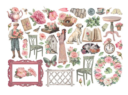Stamperia - Ephemera - House of Roses