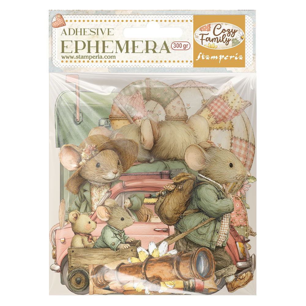Stamperia - Ephemera - Cozy Family