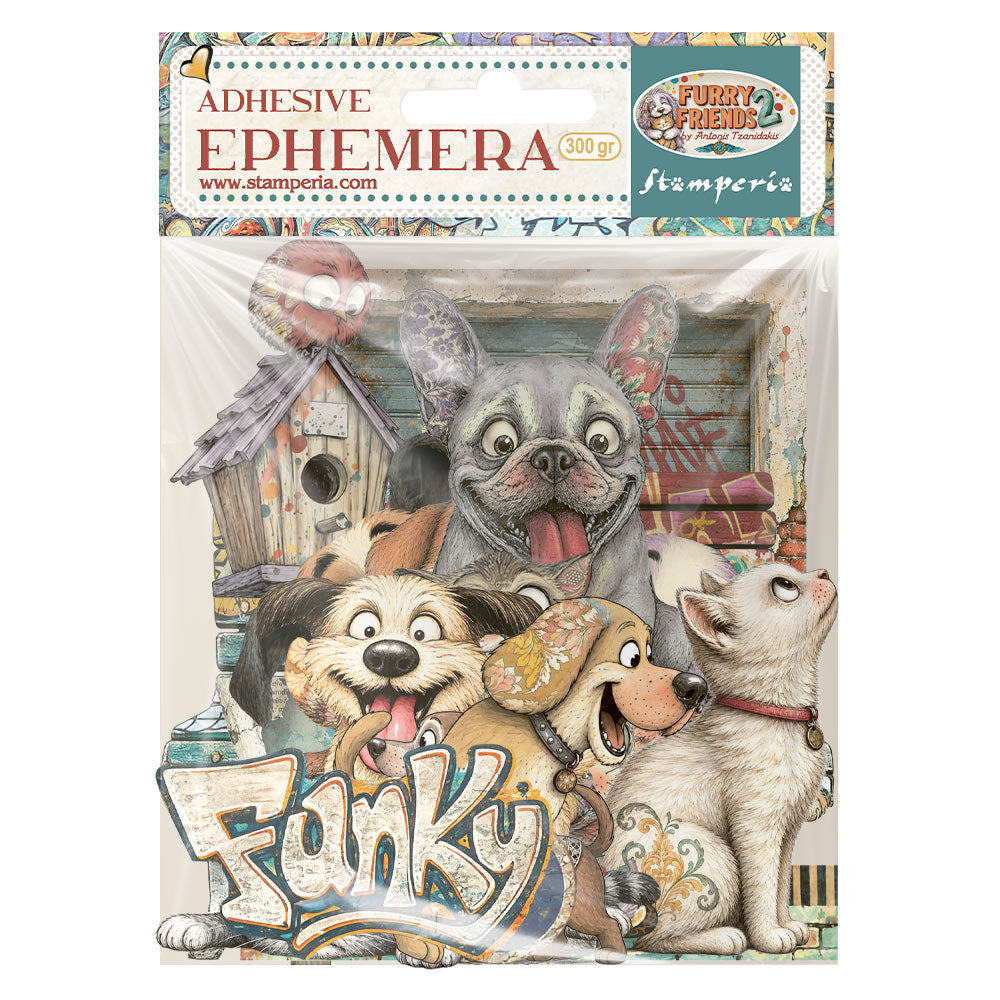 Stamperia - Ephemera - Furry Friends 2