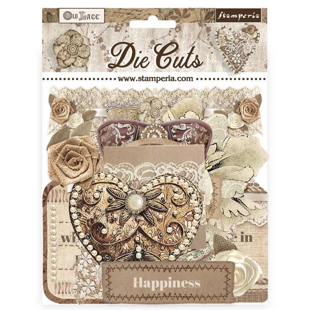 Stamperia - Die Cuts - Old Lace