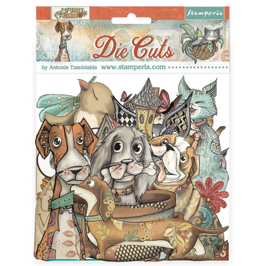 Stamperia - Die Cuts - Furry Friends