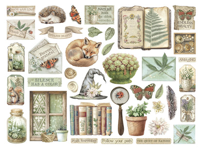 Stamperia - Die Cuts - Herbarium Silvae