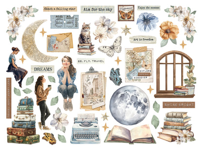 Stamperia - Die Cuts - Secret Diary