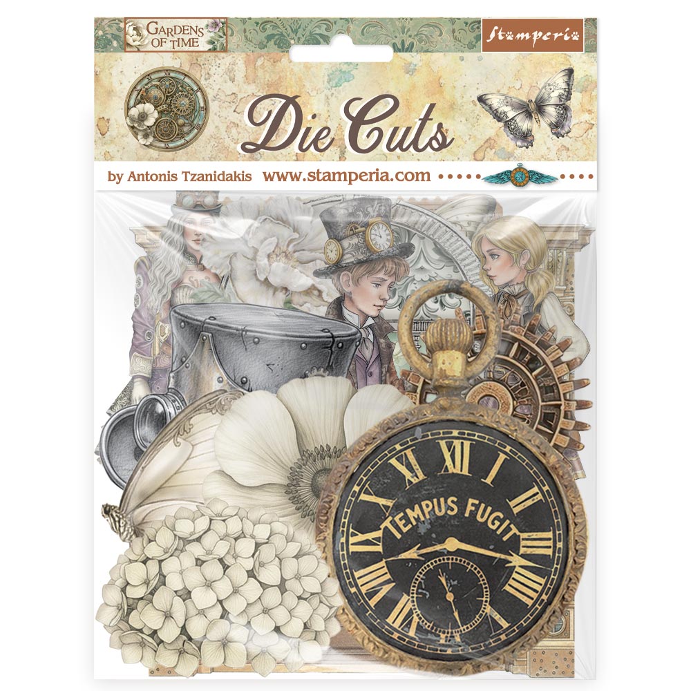 Stamperia - Die Cuts - Garden of Time