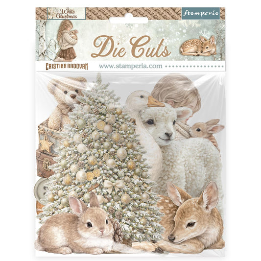 Stamperia - Die Cuts - White Christmas