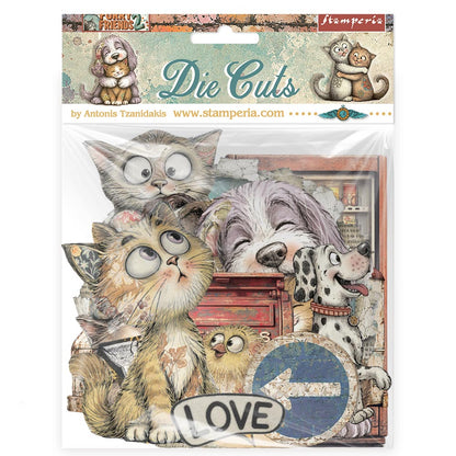 Stamperia - Die Cuts - Furry Friends 2