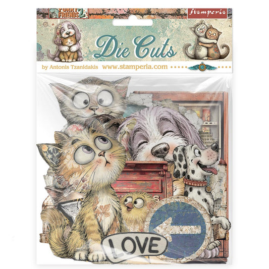 Stamperia - Die Cuts - Furry Friends 2