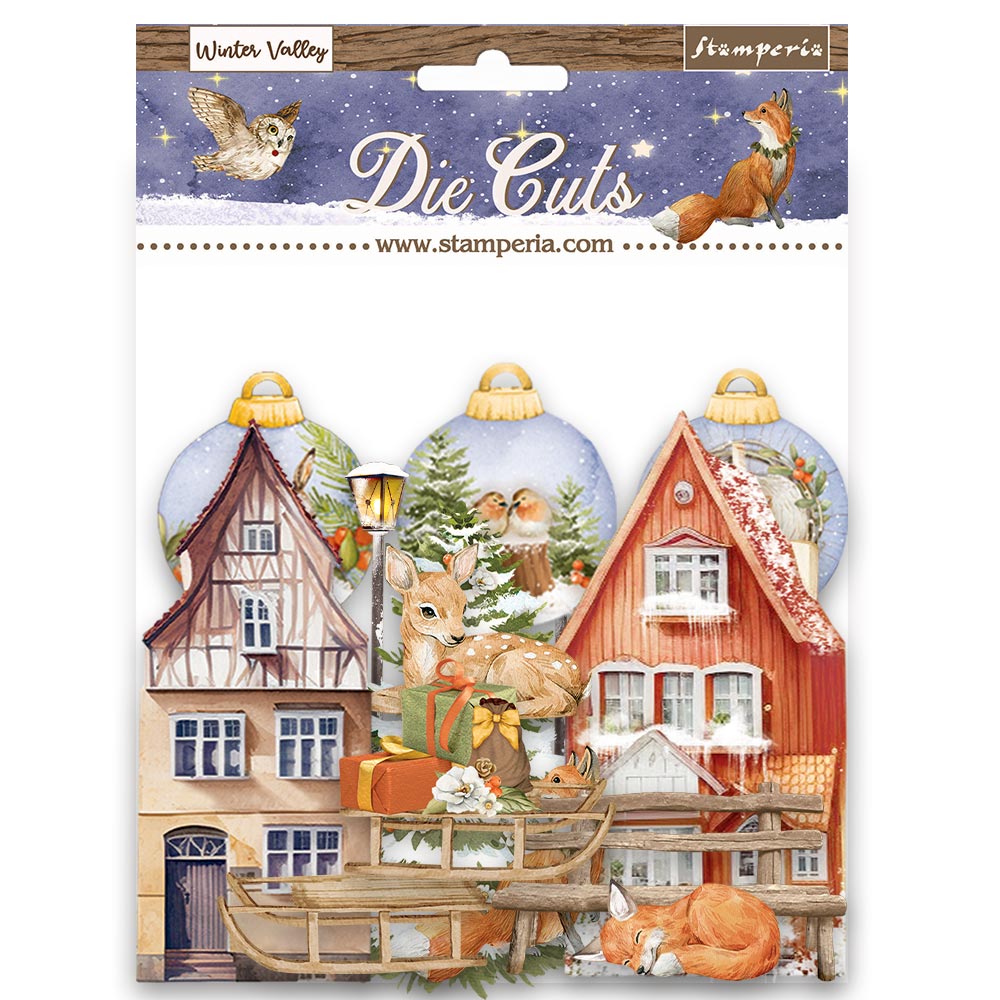 Stamperia - Die Cuts - Winter Valley