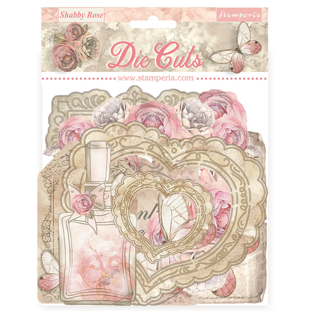 Stamperia - Die Cuts - Shabby Rose